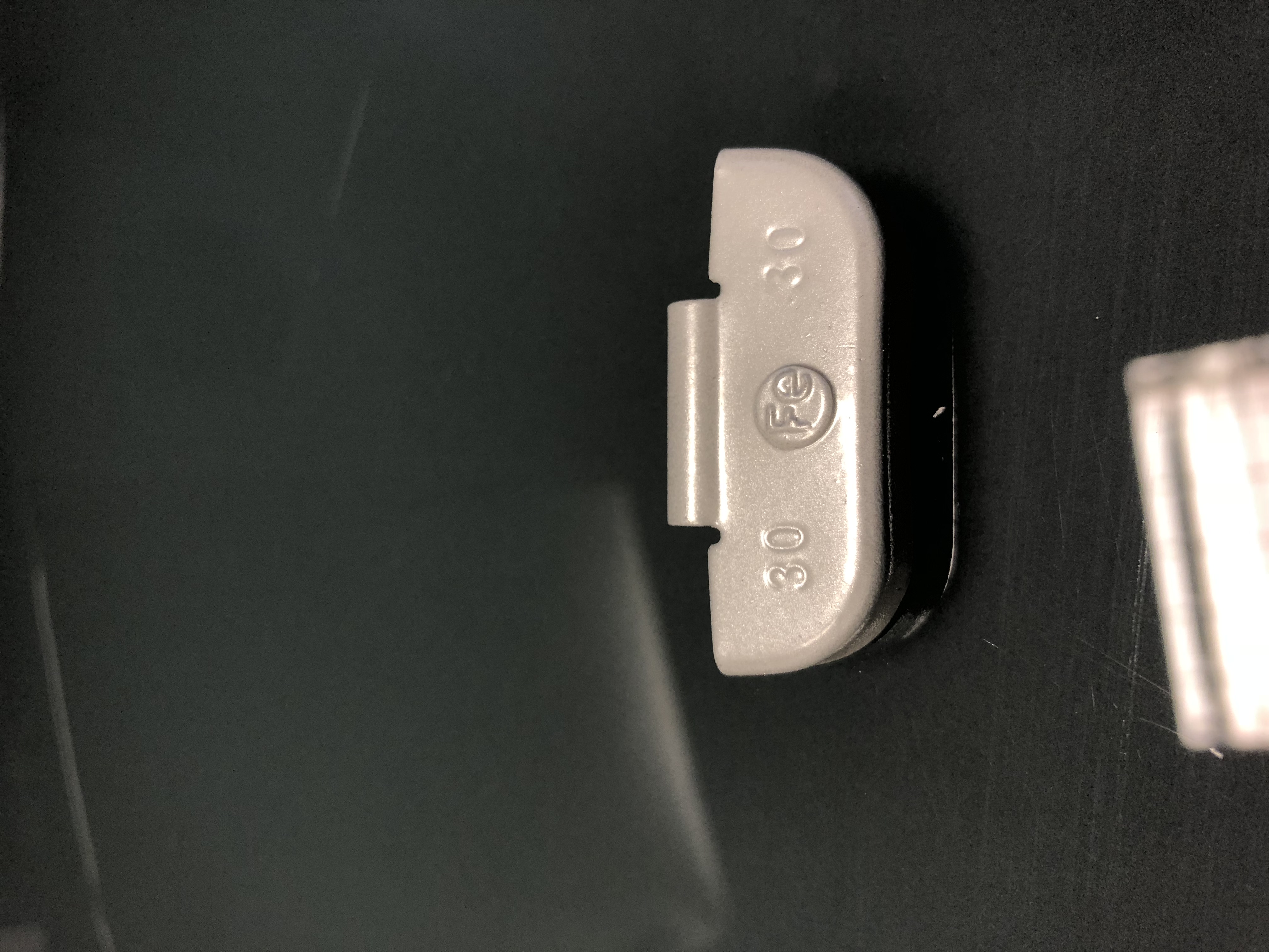 30g Standard Steel Weight For Steel Wheels Coated}